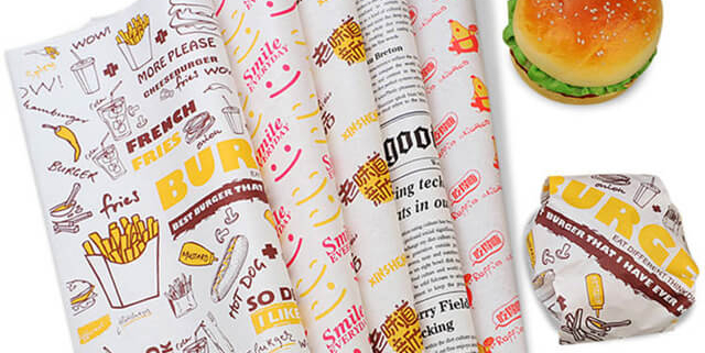 burger wrapping paper